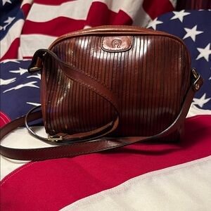 Aigner Brown Leather Crossbody Bag